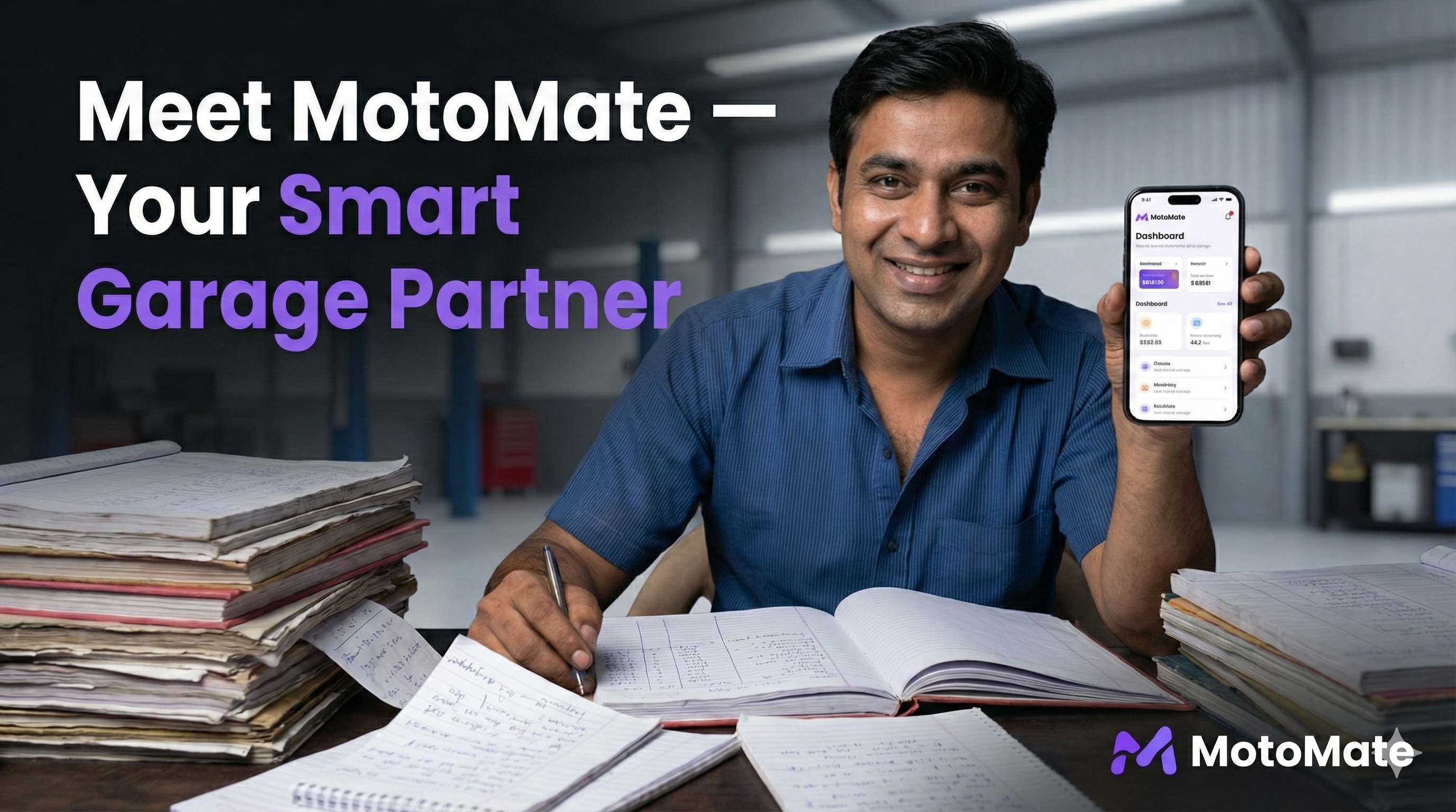 Meet MotoMate - Your Smart Garage Partner